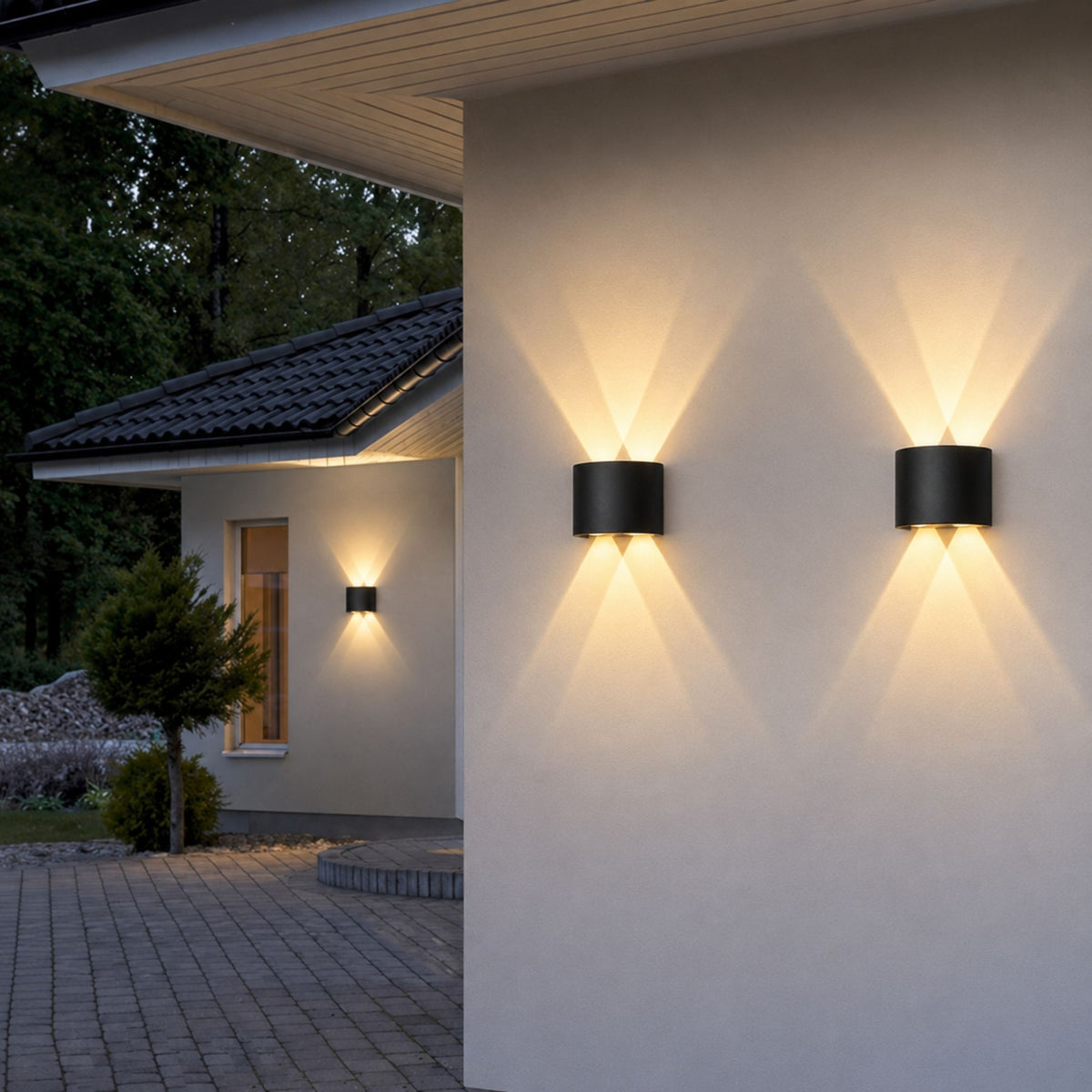 ElyraGlow | Elegant Waterproof Outdoor Wall Light Sconce Fixture