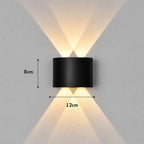 ElyraGlow | Elegant Waterproof Outdoor Wall Light Sconce Fixture