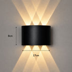 ElyraGlow | Elegant Waterproof Outdoor Wall Light Sconce Fixture