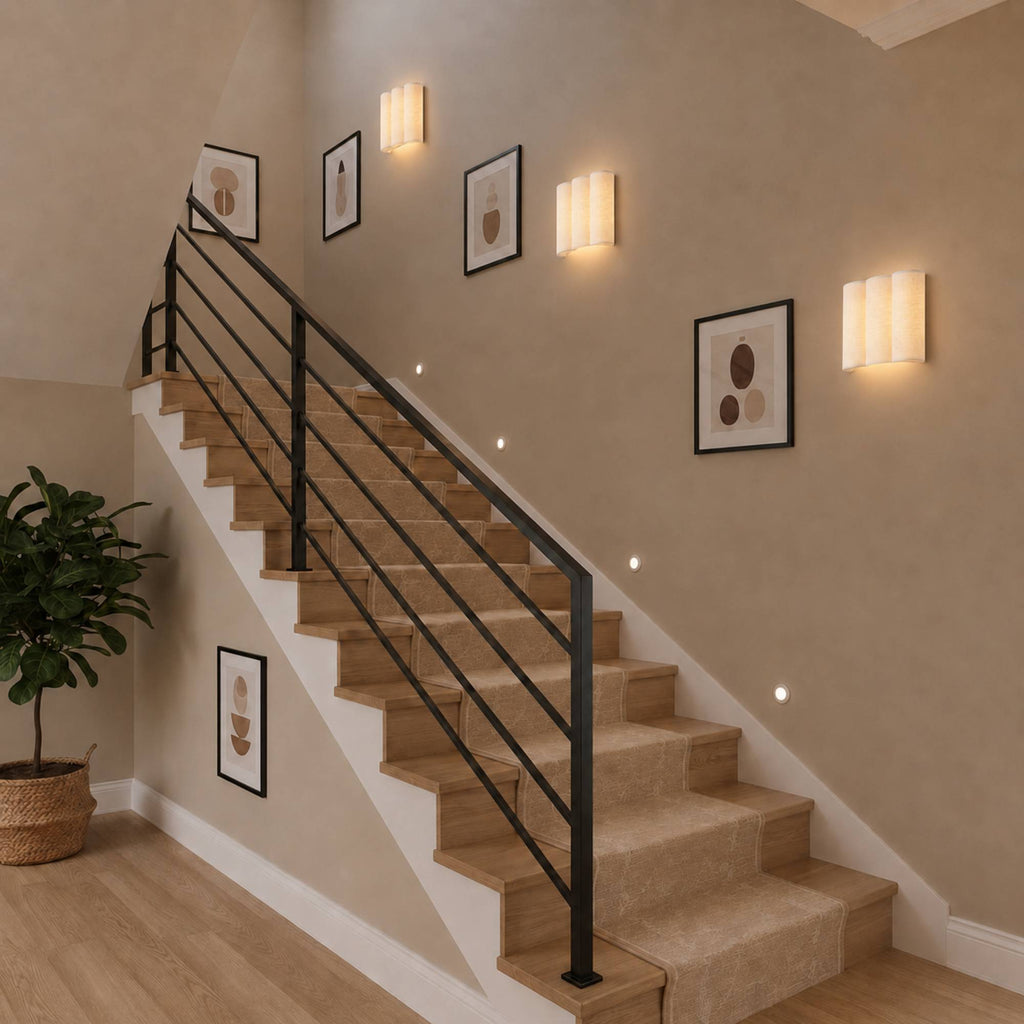 LinenWave | Elegant Natural Linen Wall Sconce Light Fixture