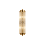 Wedgewood Elegance | Opulent Gold Glass Bathroom Wall Sconces Light 1