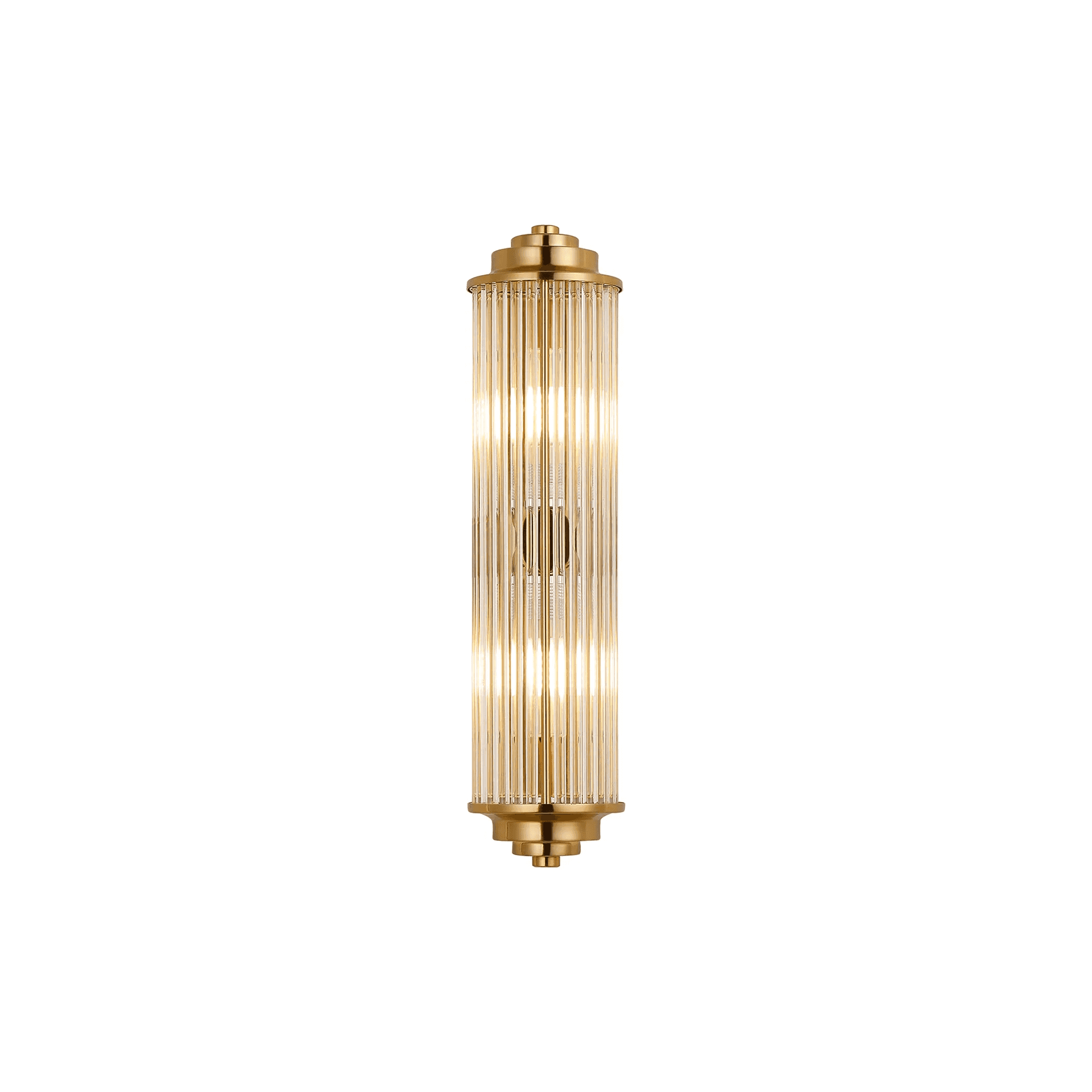 Wedgewood Elegance | Opulent Gold Glass Bathroom Wall Sconces Light 1