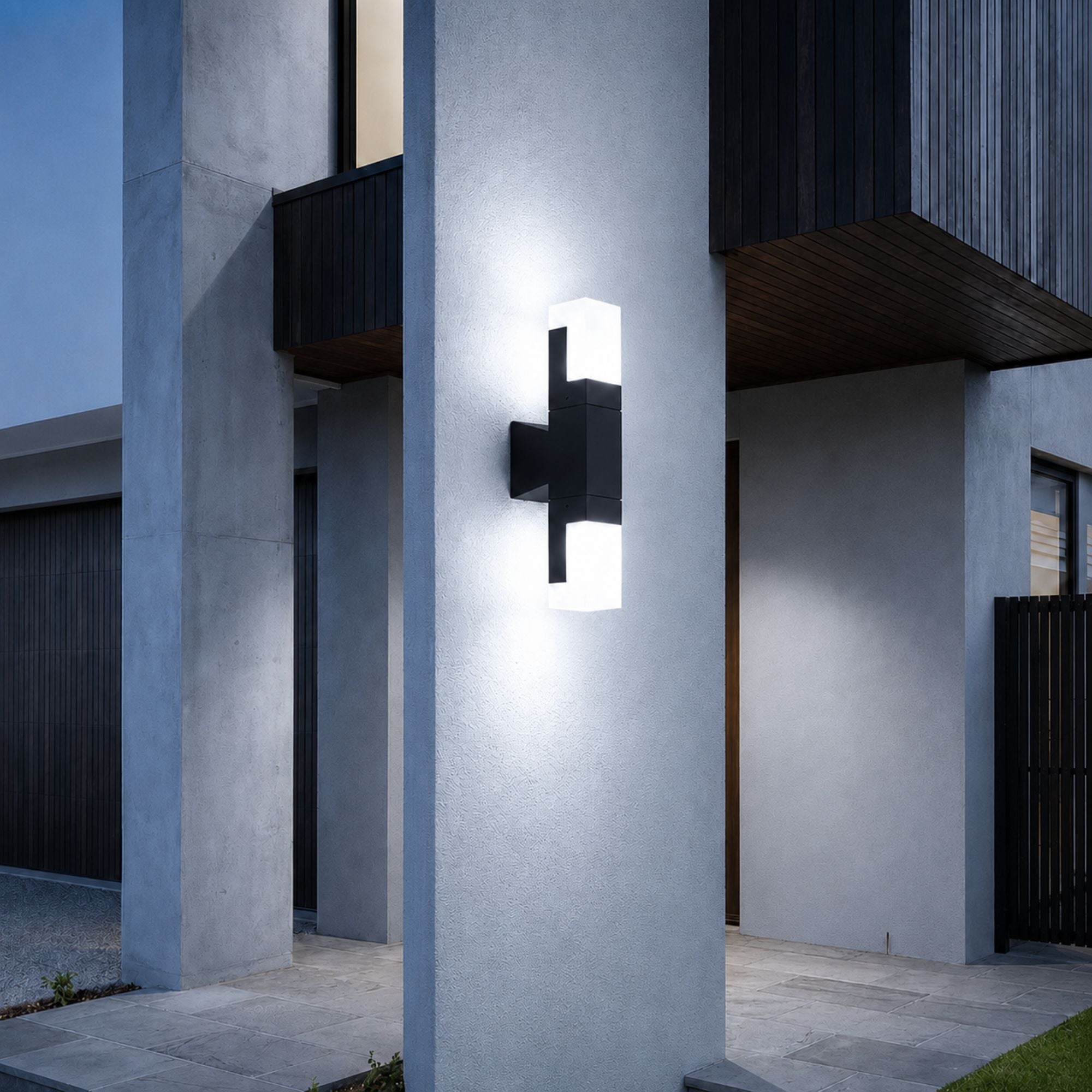 NocturnaLight | Stylish Weatherproof Outdoor Wall Light with Motion Sensor