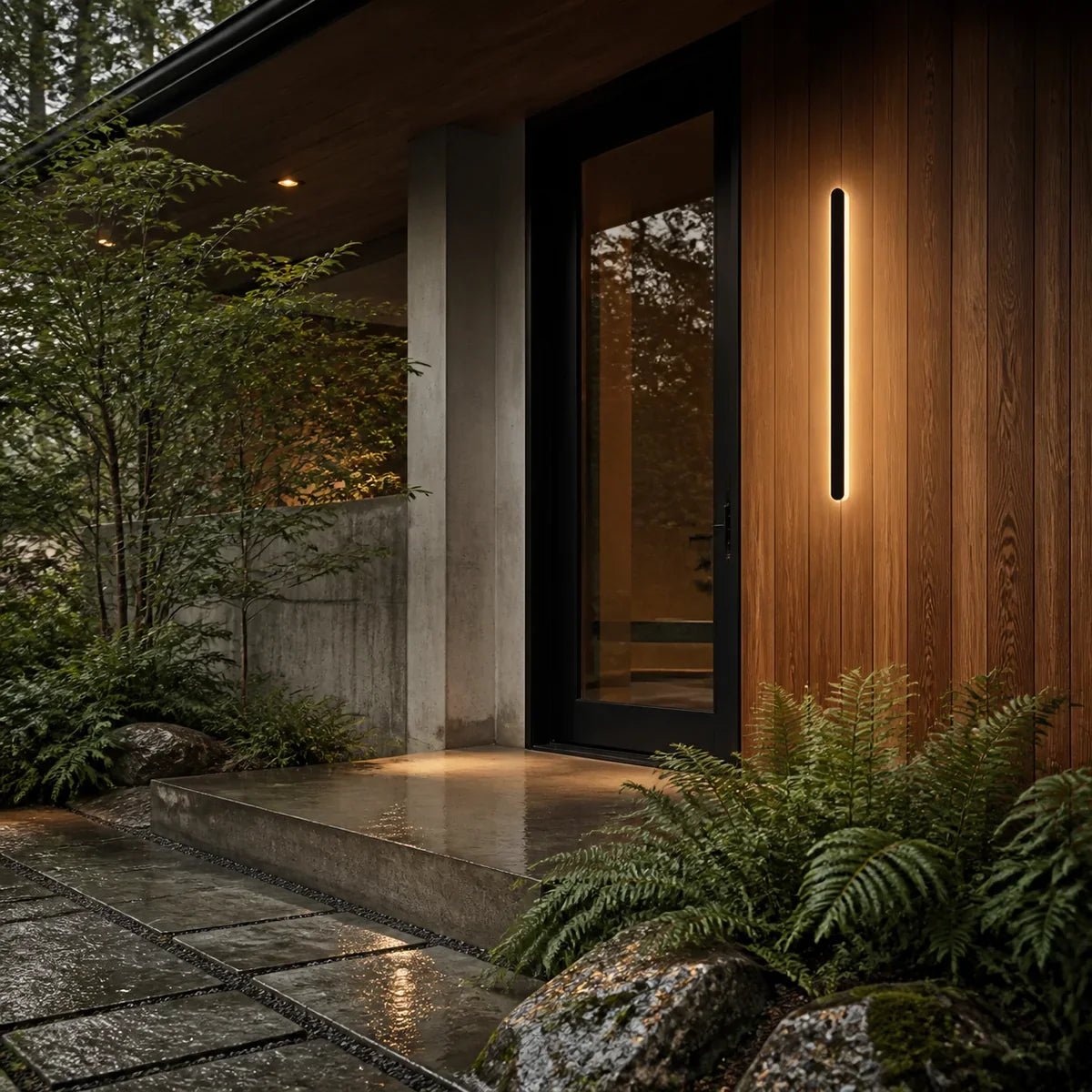 Oval LED Wall Bar | Slim Outdoor Wall Light, 9 Lengths to 220cm