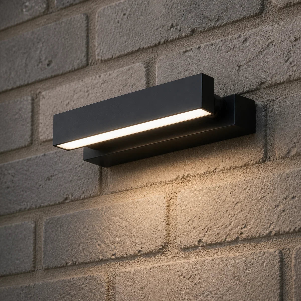 Rotating Linear Wall Light — rotating joint detail