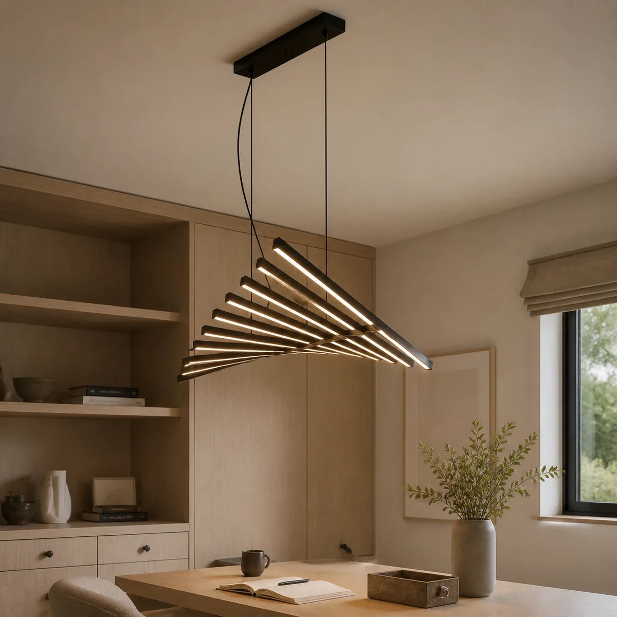 HelixLight | Elegant Dimmable LED Chandelier with Modern DNA Design