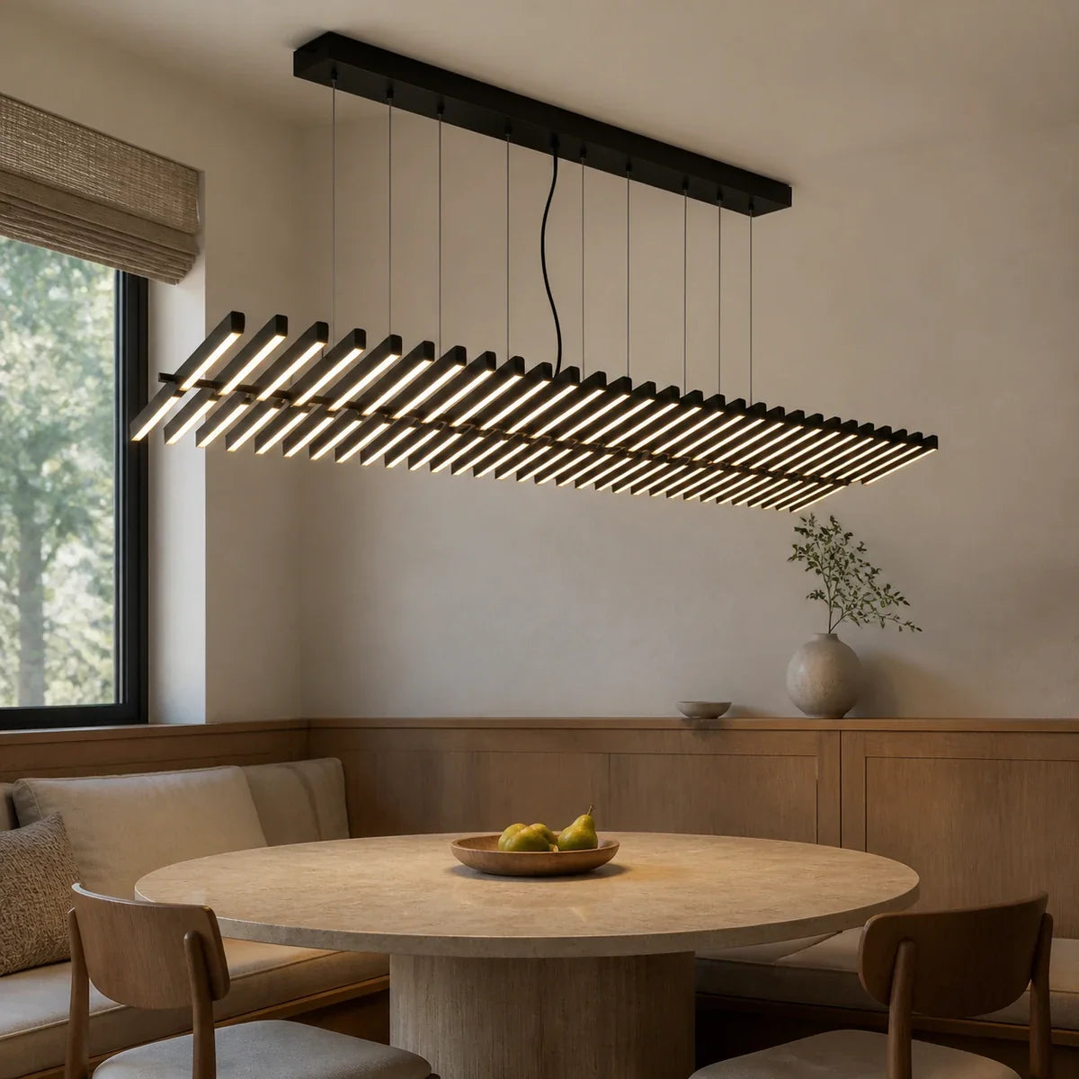 HelixLight | Elegant Dimmable LED Chandelier with Modern DNA Design