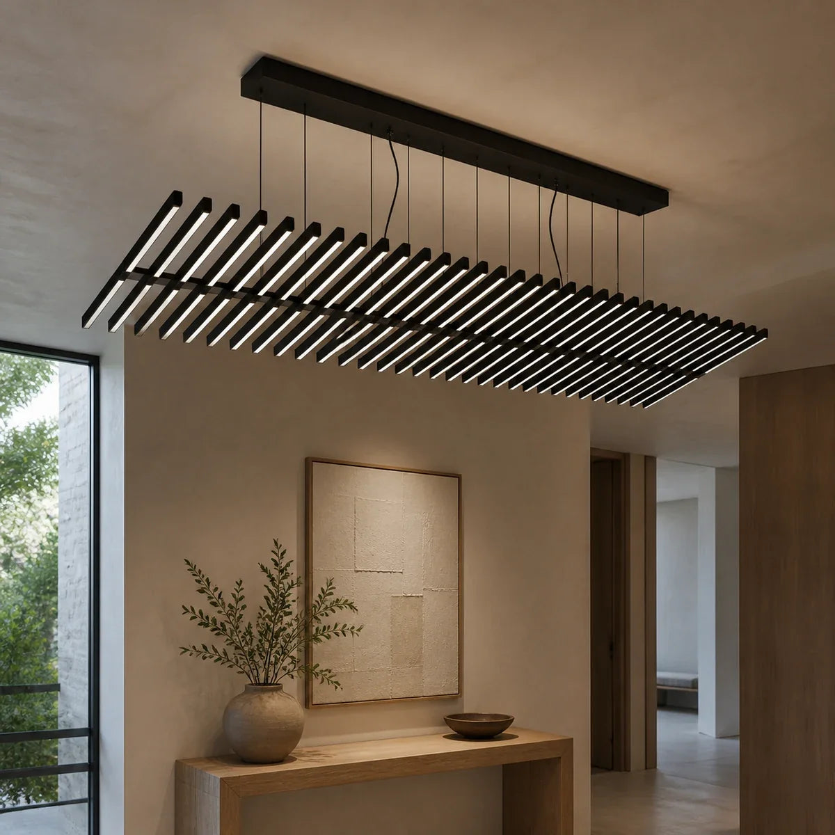 HelixLight | Elegant Dimmable LED Chandelier with Modern DNA Design