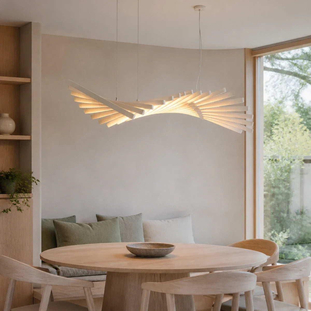 HelixLight | Elegant Dimmable LED Chandelier with Modern DNA Design