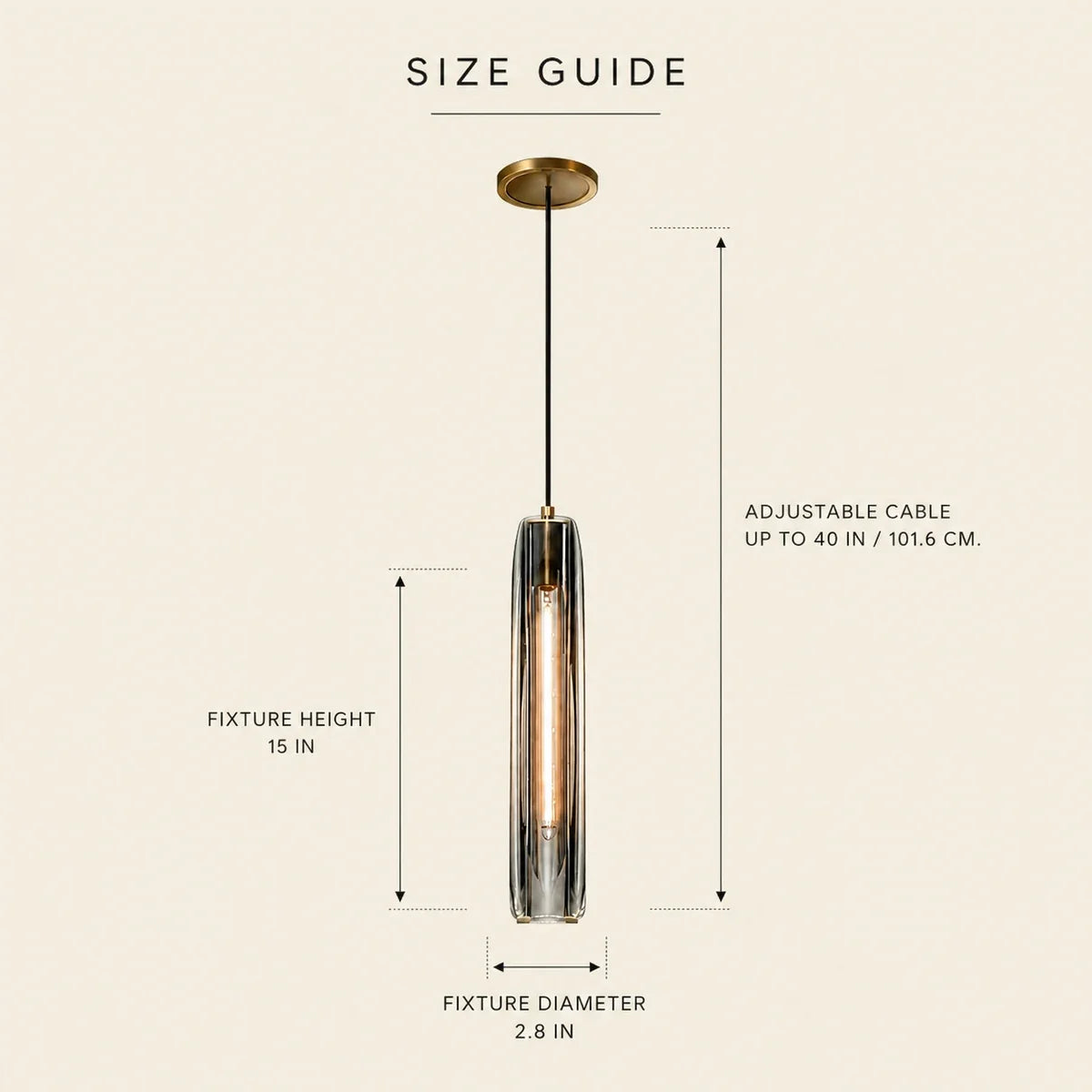 Illumina | Elegant Adjustable K9 Crystal Pendant Light Fixture