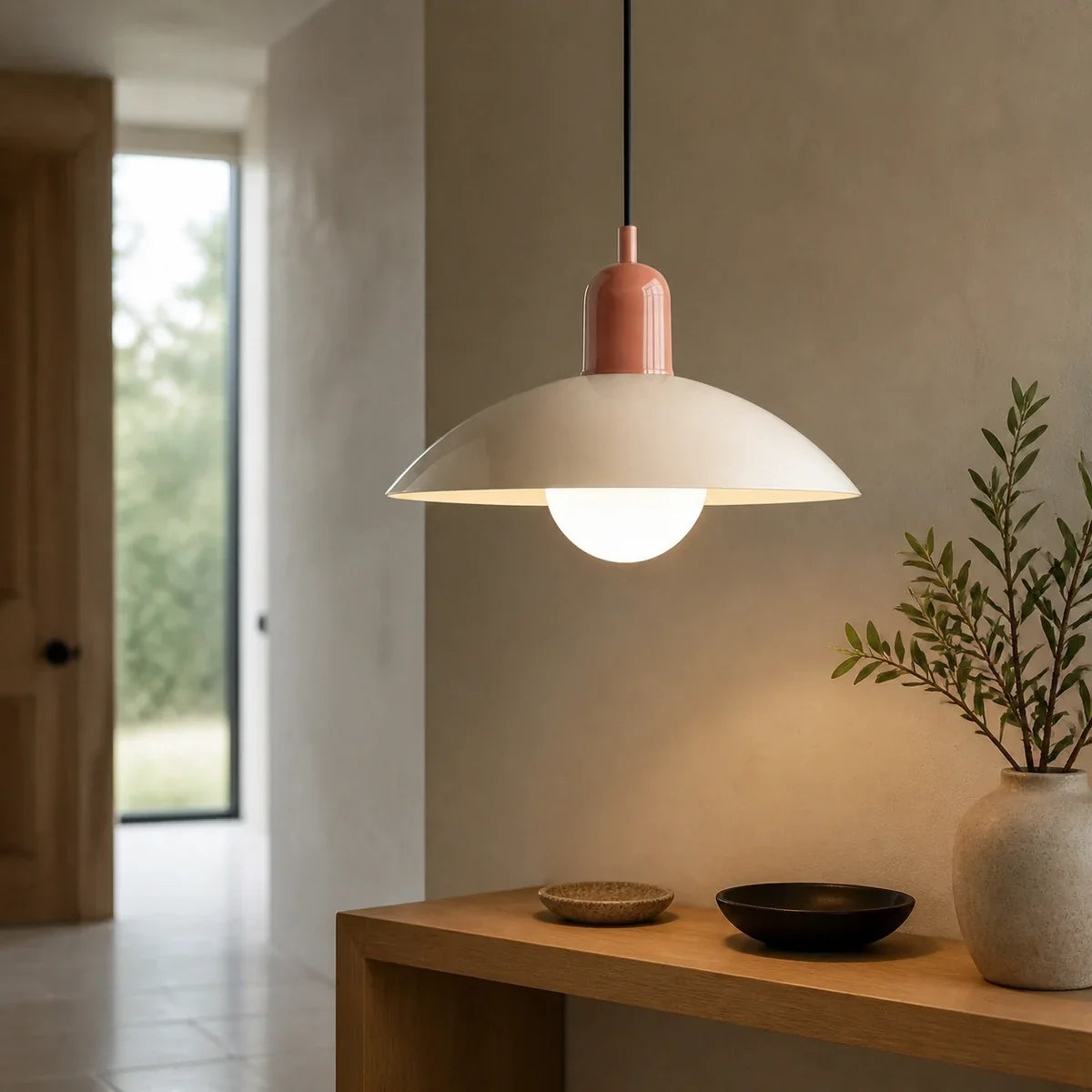 NordicAura | Elegant Adjustable Iron LED Pendant Light for Modern Spaces