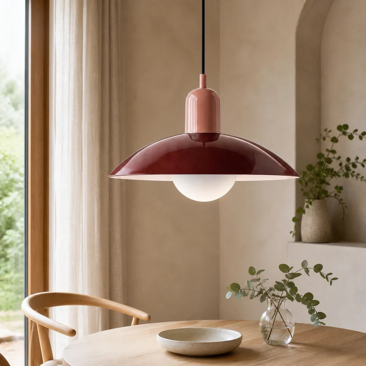 NordicAura | Elegant Adjustable Iron LED Pendant Light for Modern Spaces