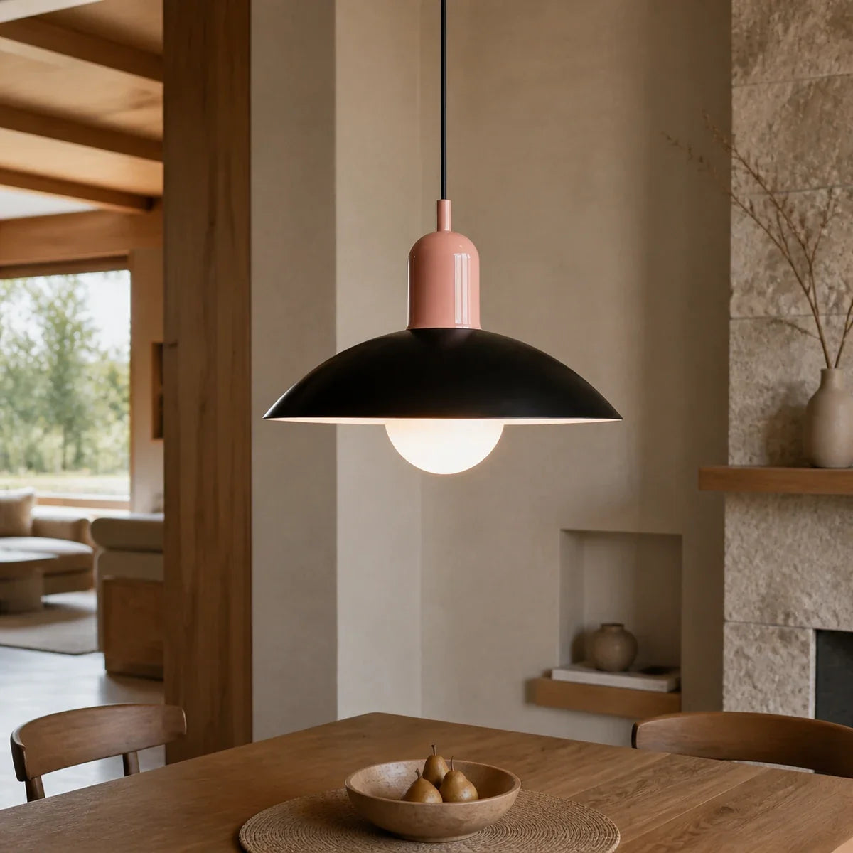 NordicAura | Elegant Adjustable Iron LED Pendant Light for Modern Spaces