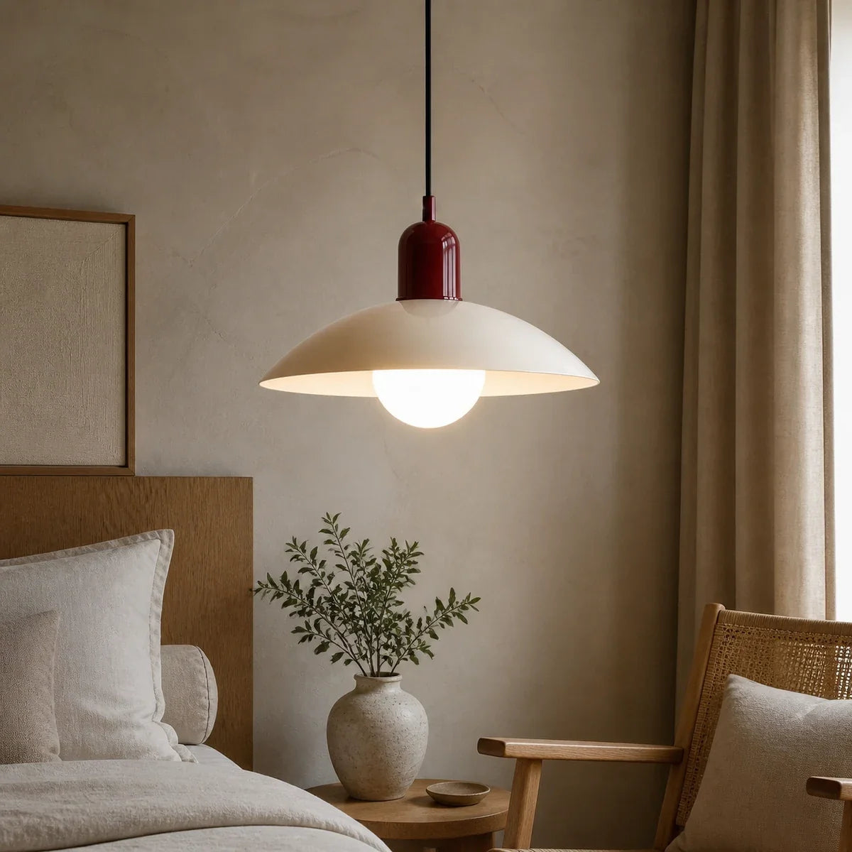 NordicAura | Elegant Adjustable Iron LED Pendant Light for Modern Spaces