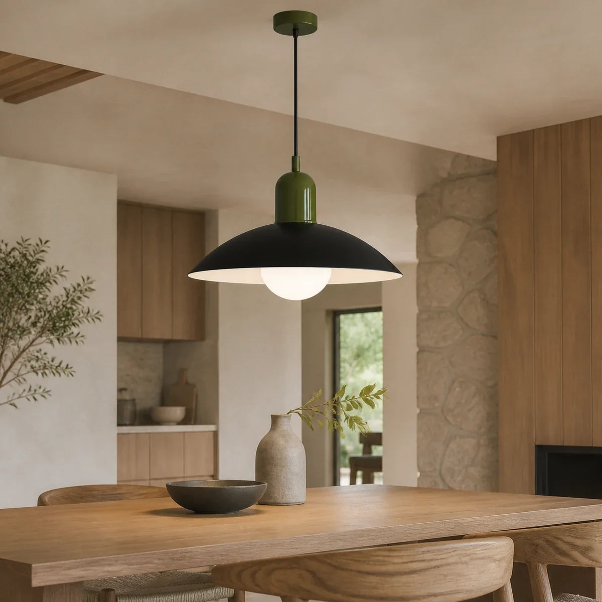 NordicAura | Elegant Adjustable Iron LED Pendant Light for Modern Spaces