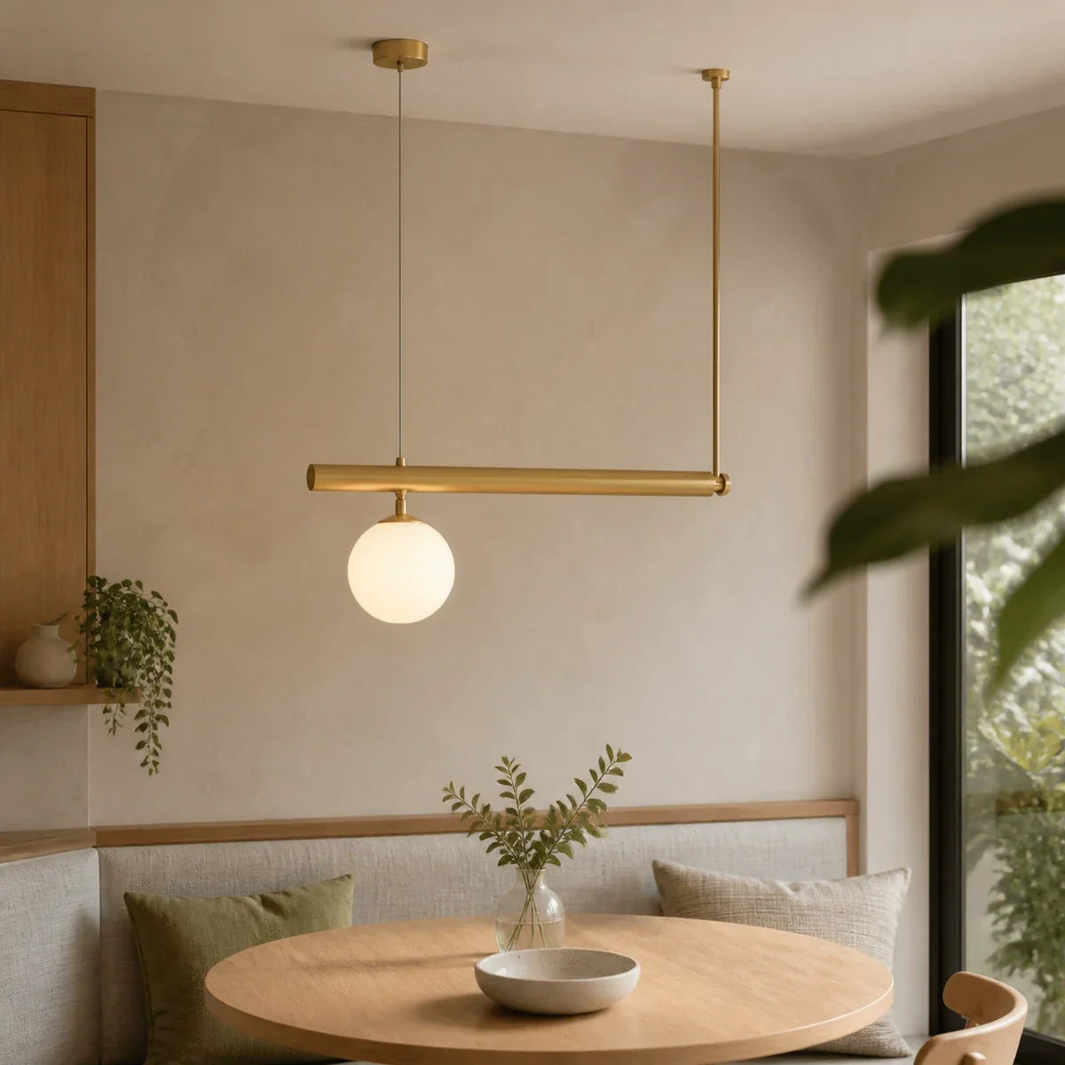 LunaraGold | Modern Elegant Adjustable Pendant Chandelier for Dining