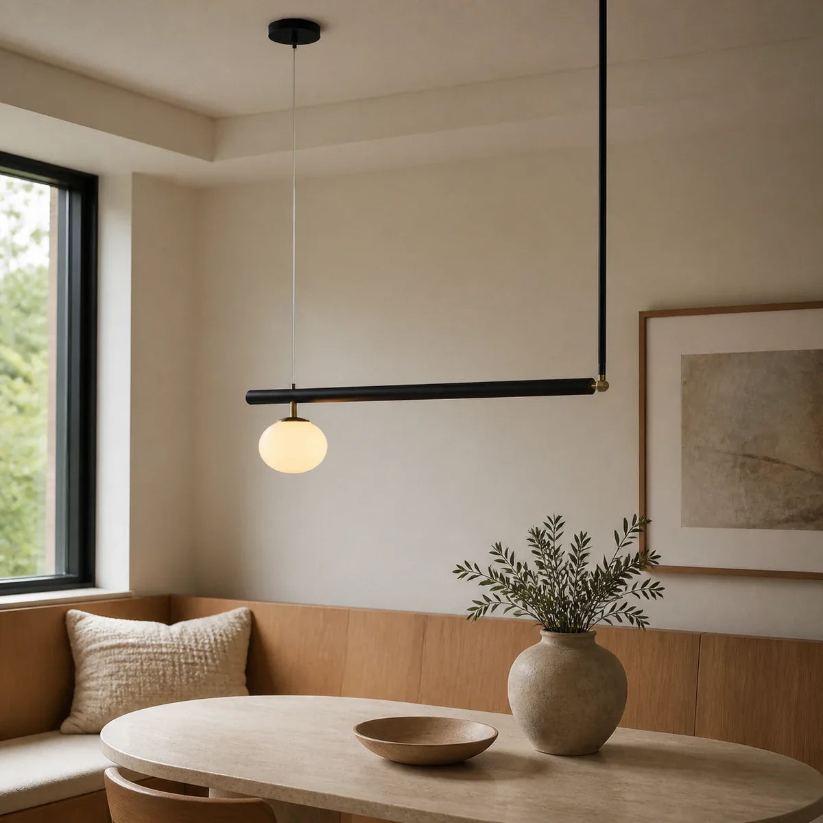 LunaraGold | Modern Elegant Adjustable Pendant Chandelier for Dining
