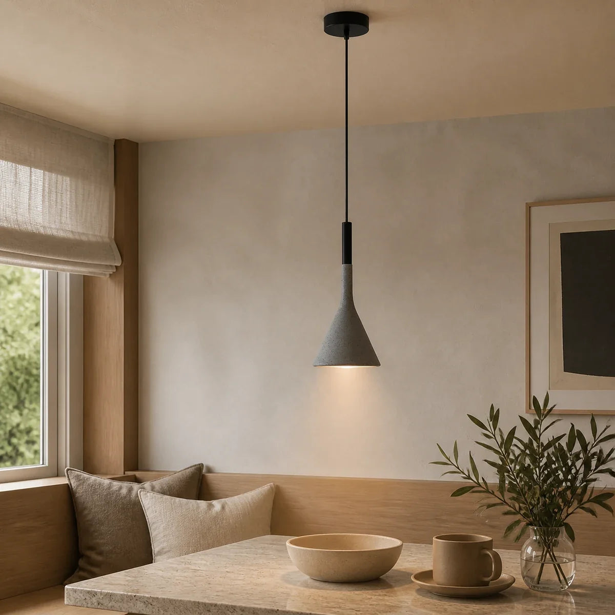TulipGlow | Stylish Adjustable Nordic Kitchen Pendant Lighting Fixture — variant grey