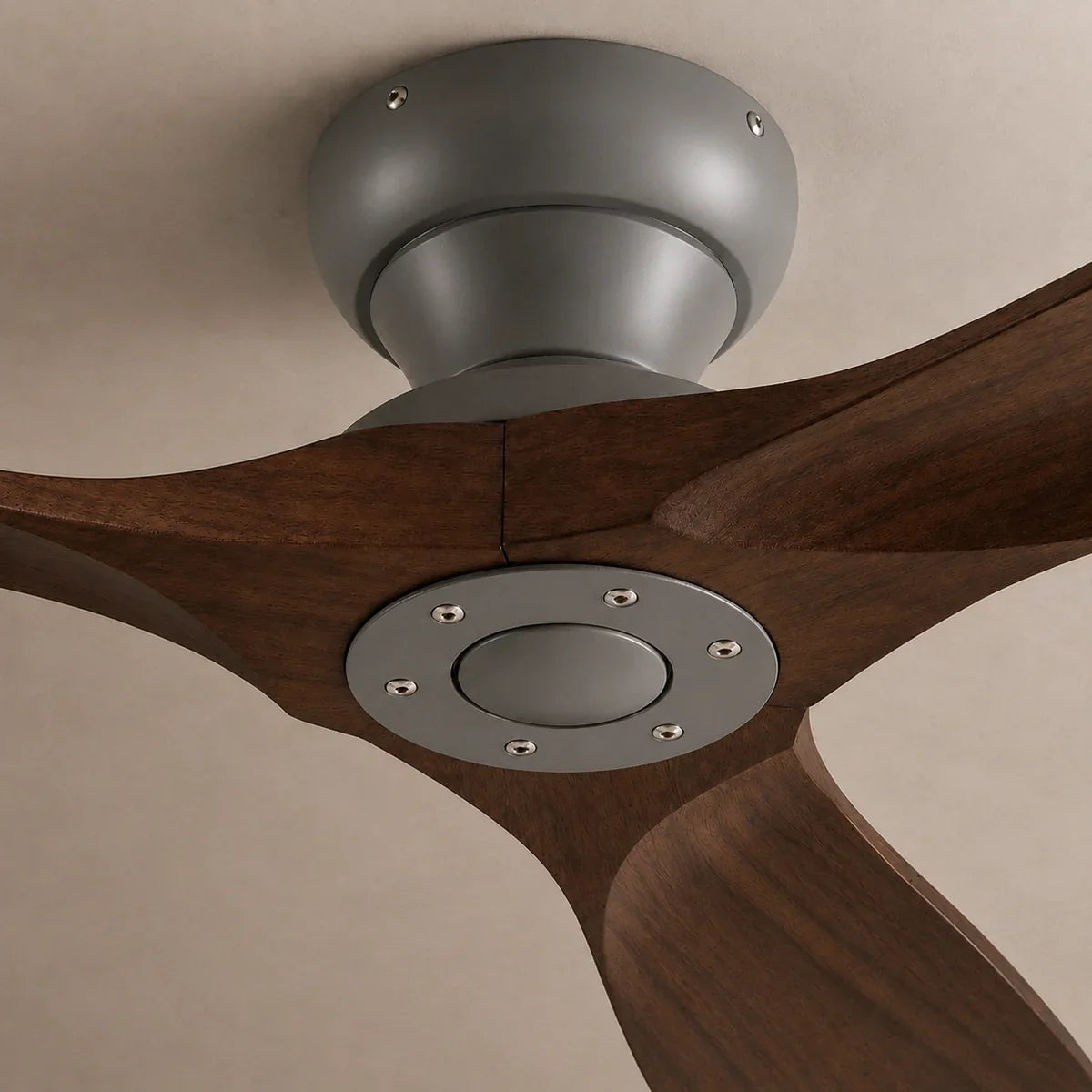 AeroWood | Sleek Low Profile Flush Mount Ceiling Fan with DC Motor – product variant view