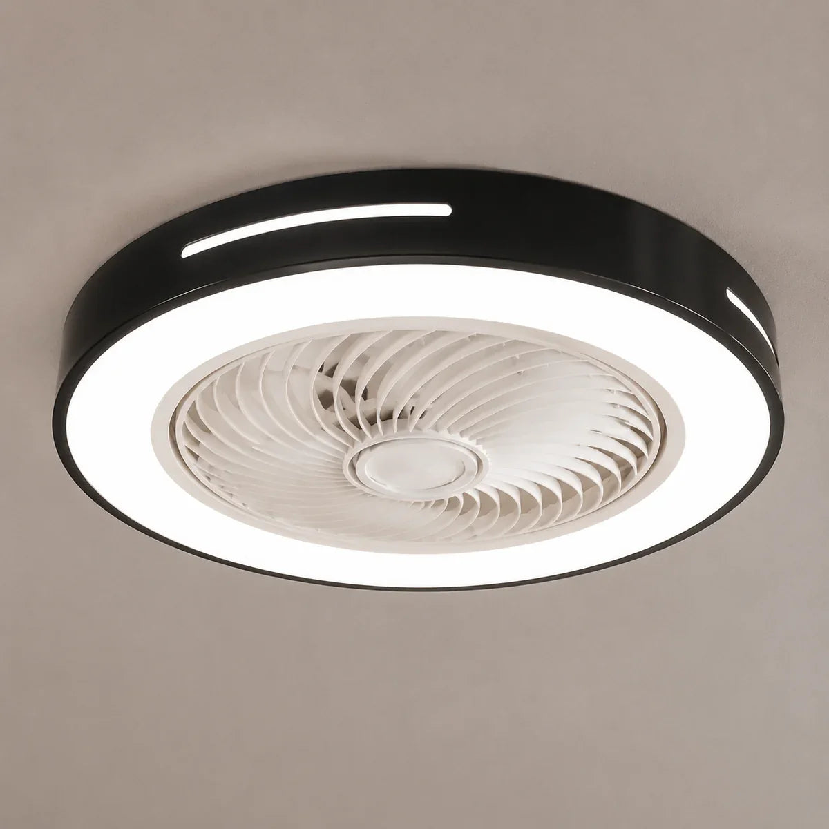 AeroLuxe | Modern Bladeless Ceiling Fan with LED Lighting and Remote Control