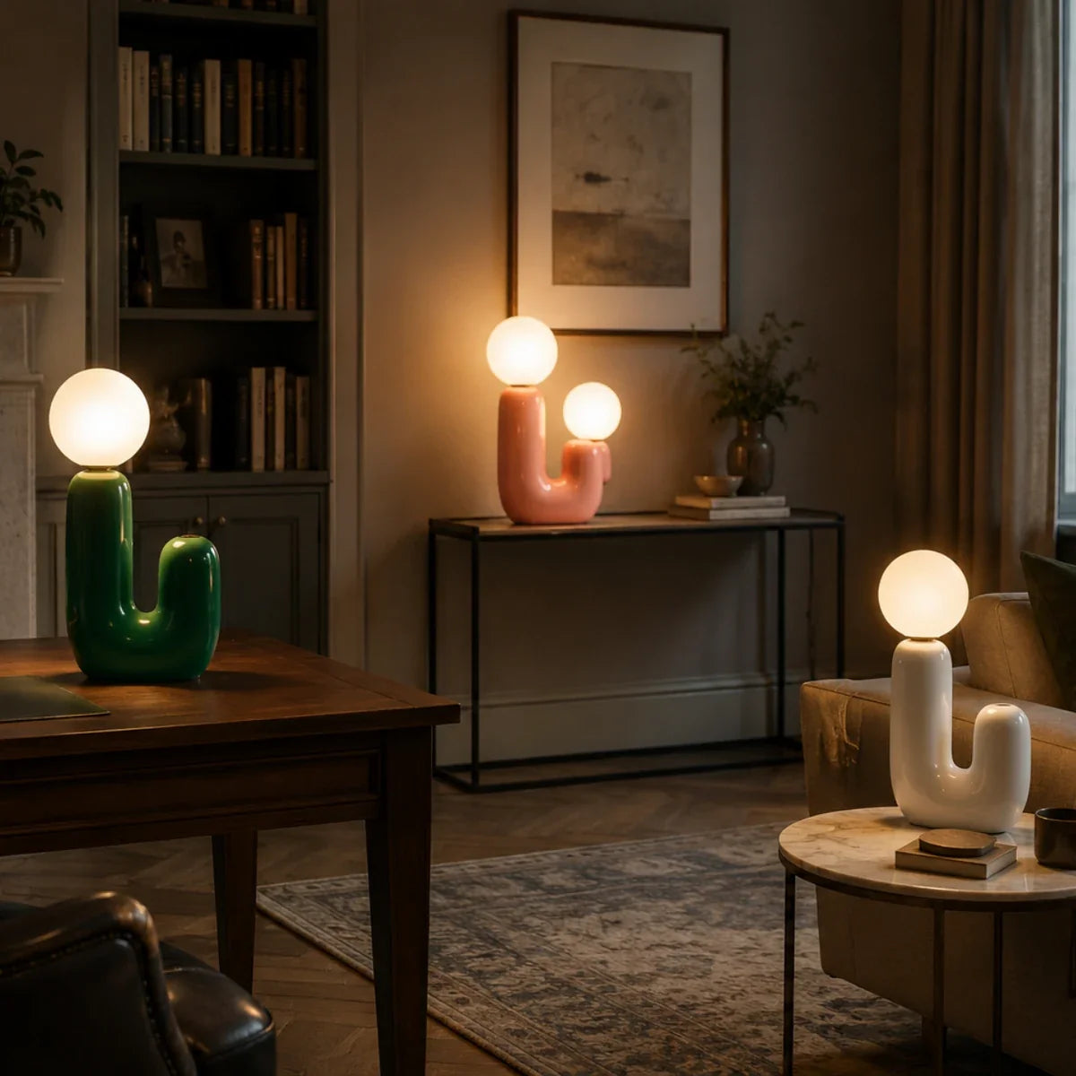Lunara | Modern Minimalist LED Bedside Table Lamp for Cozy Illumination