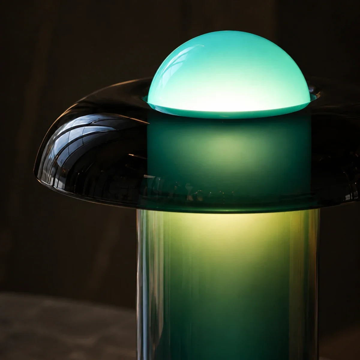 Luminara | Elegant Dimmable Clear Glass Table Lamp for Modern Interiors