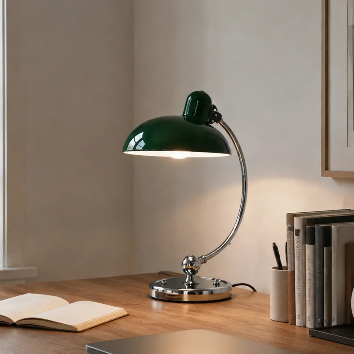 Lumenova Stylish Adjustable Metal Desk Lamp — 03 green variant