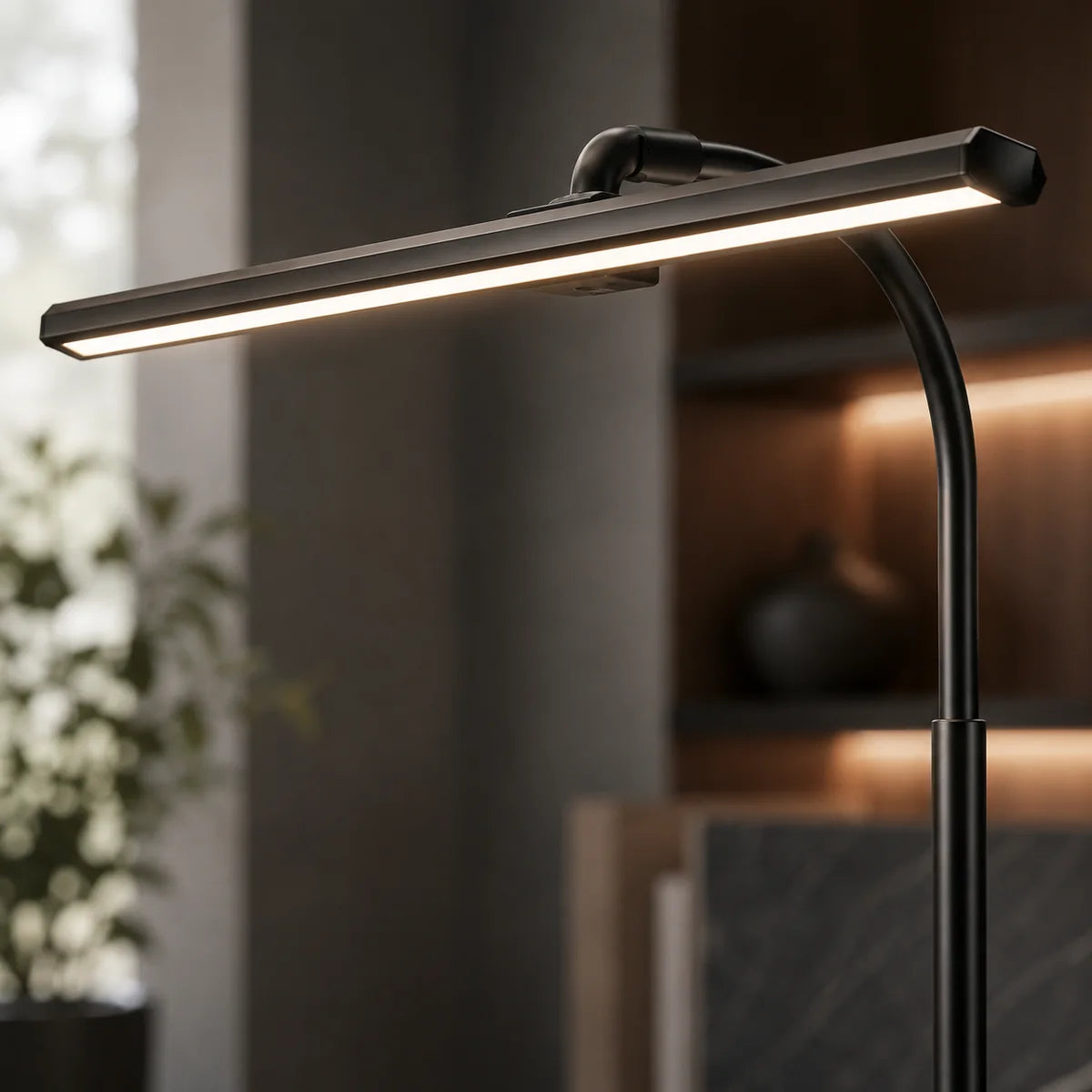 Luminara Adjustable Dimmable LED Desk Lamp — 03 black close detail
