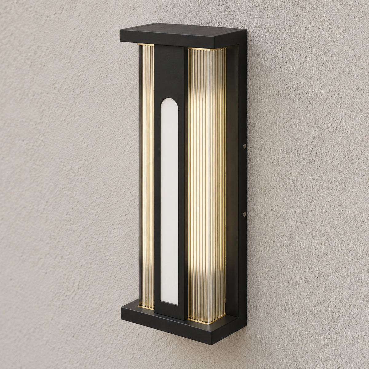 Solvane | Refined Outdoor Wall Light with Warm 3000K LED, Stainless Steel & Solar or Wired Options