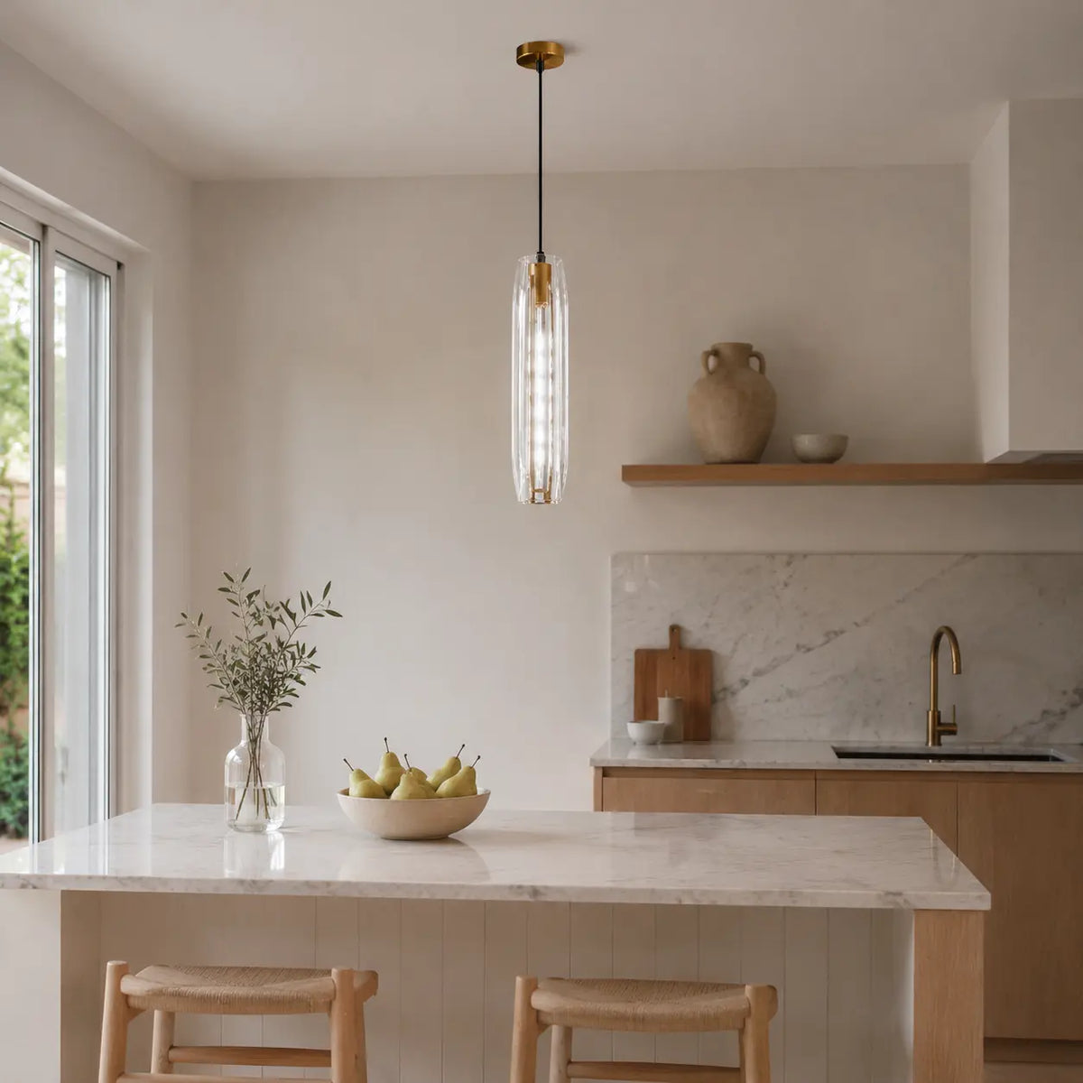 Illumina | Elegant Adjustable K9 Crystal Pendant Light Fixture
