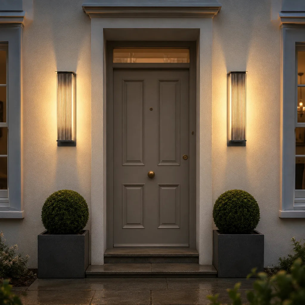 Luminara | Modern Sleek Metal Outdoor Wall Sconce Light Fixture