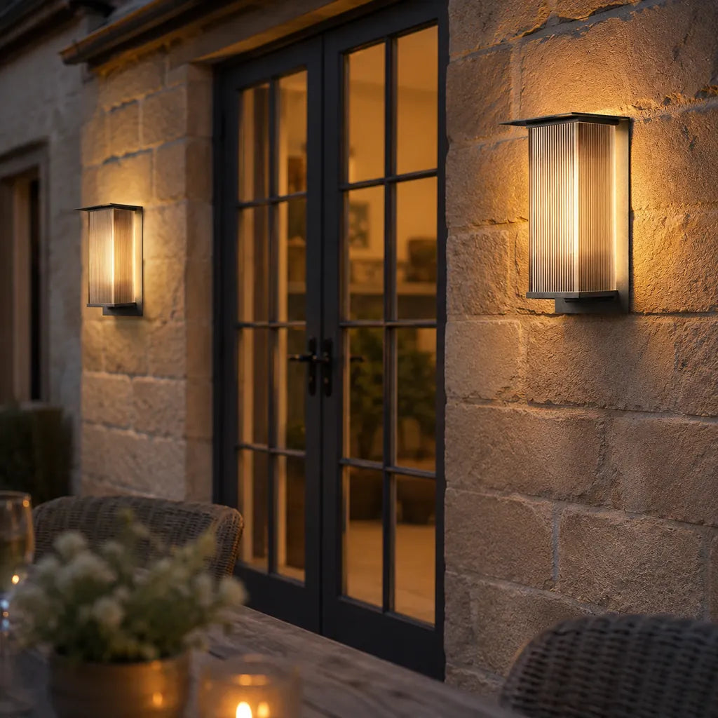 Luminara | Modern Sleek Metal Outdoor Wall Sconce Light Fixture