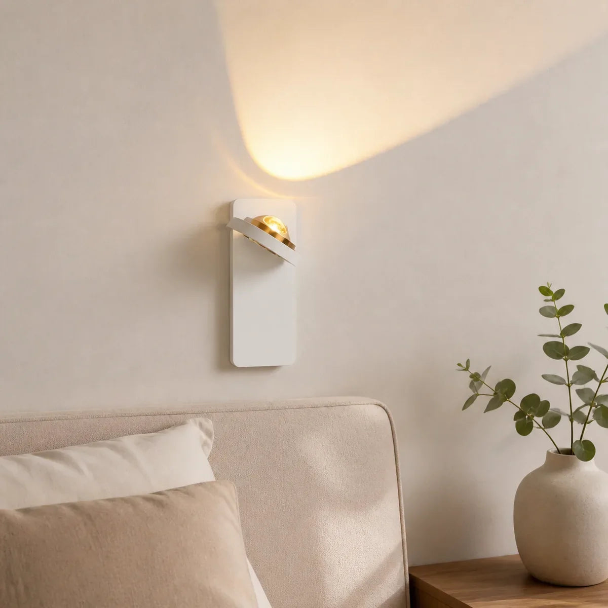 Luminara | Modern Adjustable Iron Wall Sconce Light with Acrylic Shade
