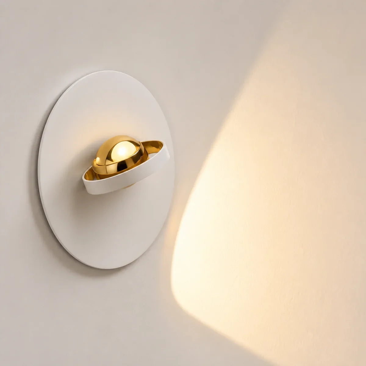 Luminara | Modern Adjustable Iron Wall Sconce Light with Acrylic Shade
