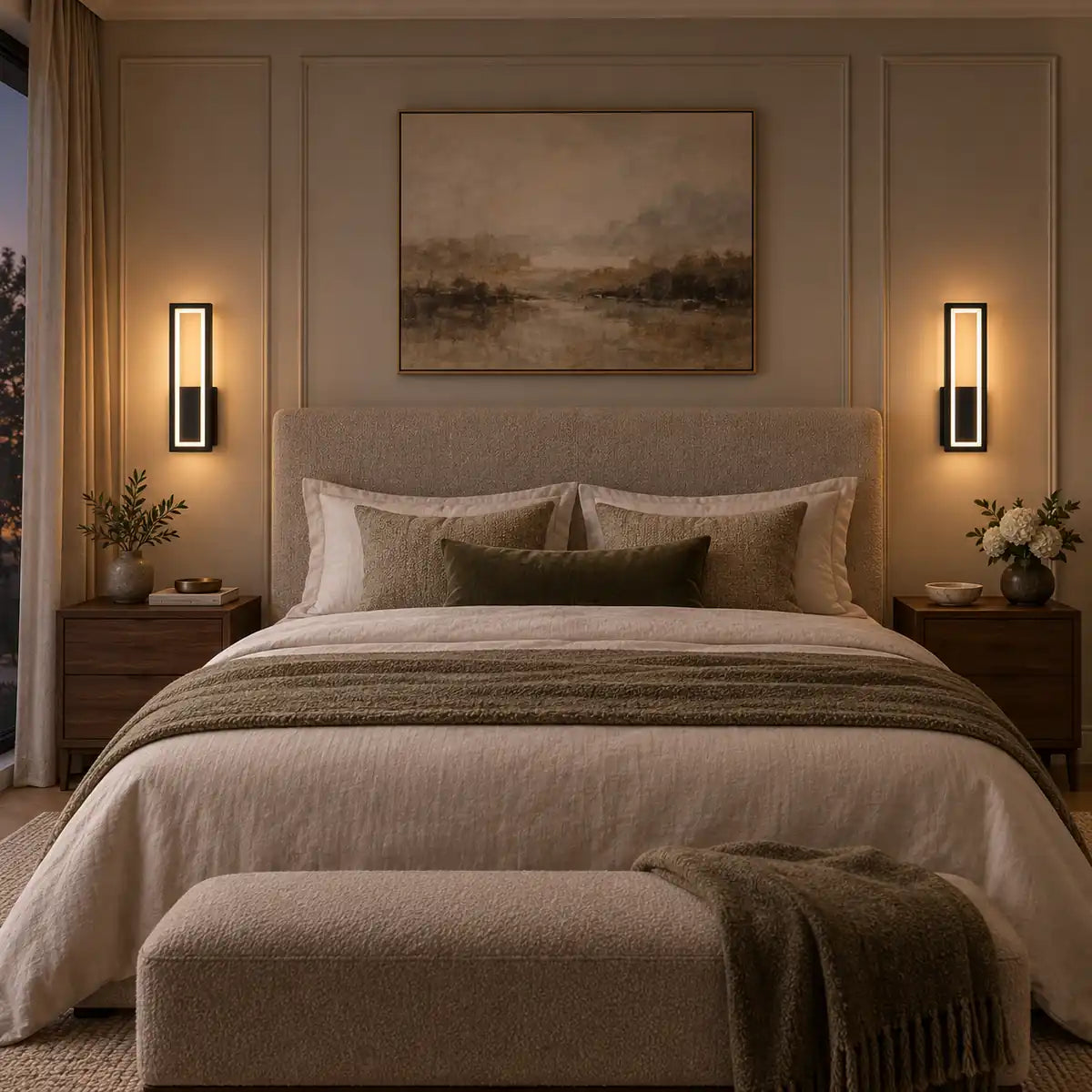 Luminara | Modern Adjustable Iron Wall Sconce Lighting with Acrylic Shade