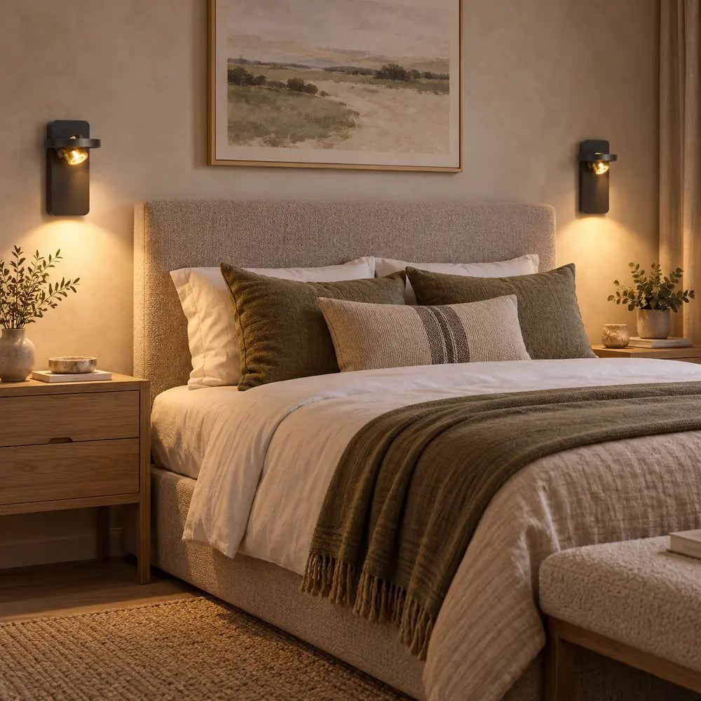 Luminara | Modern Adjustable Iron Wall Sconce Light with Acrylic Shade