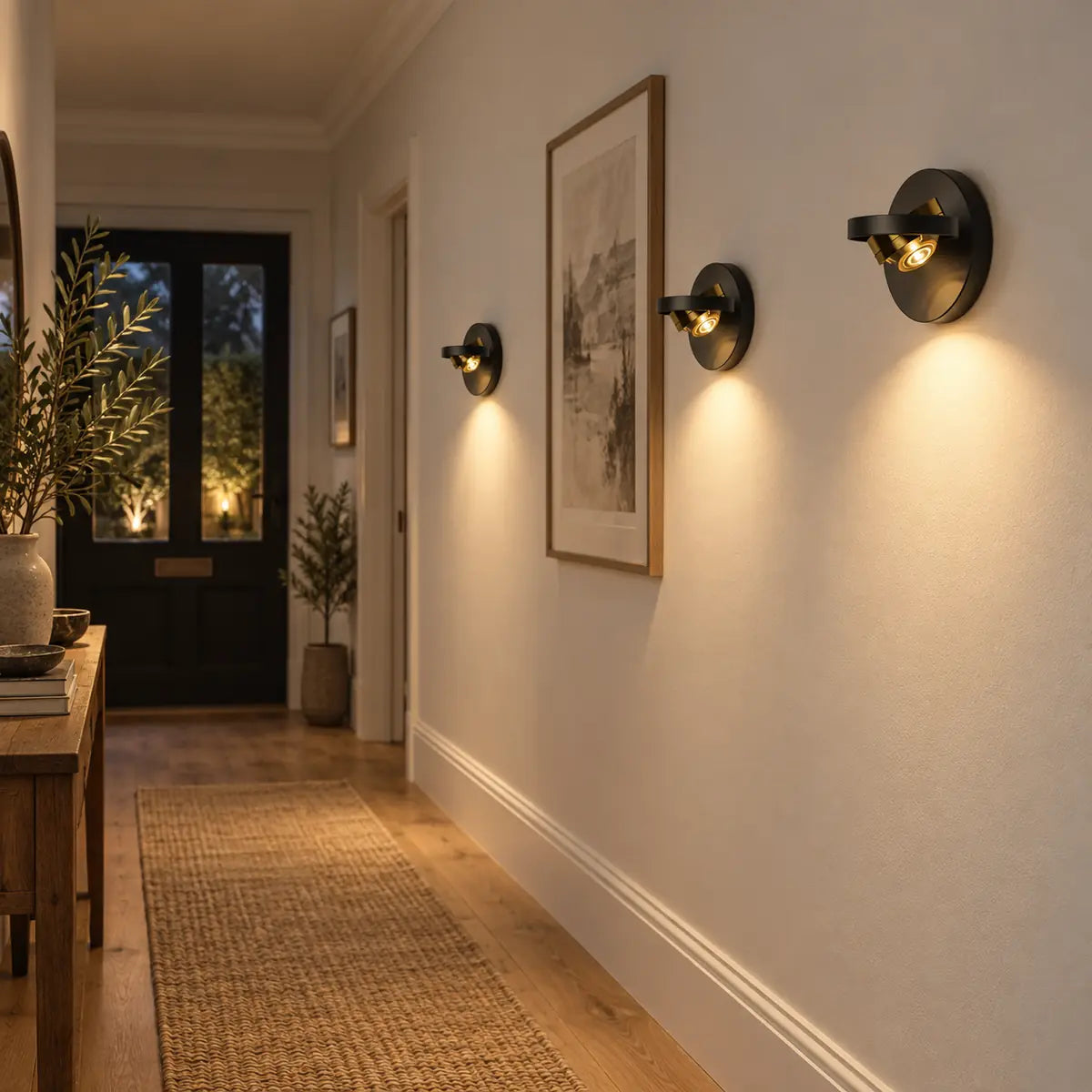 Luminara | Modern Adjustable Iron Wall Sconce Light with Acrylic Shade