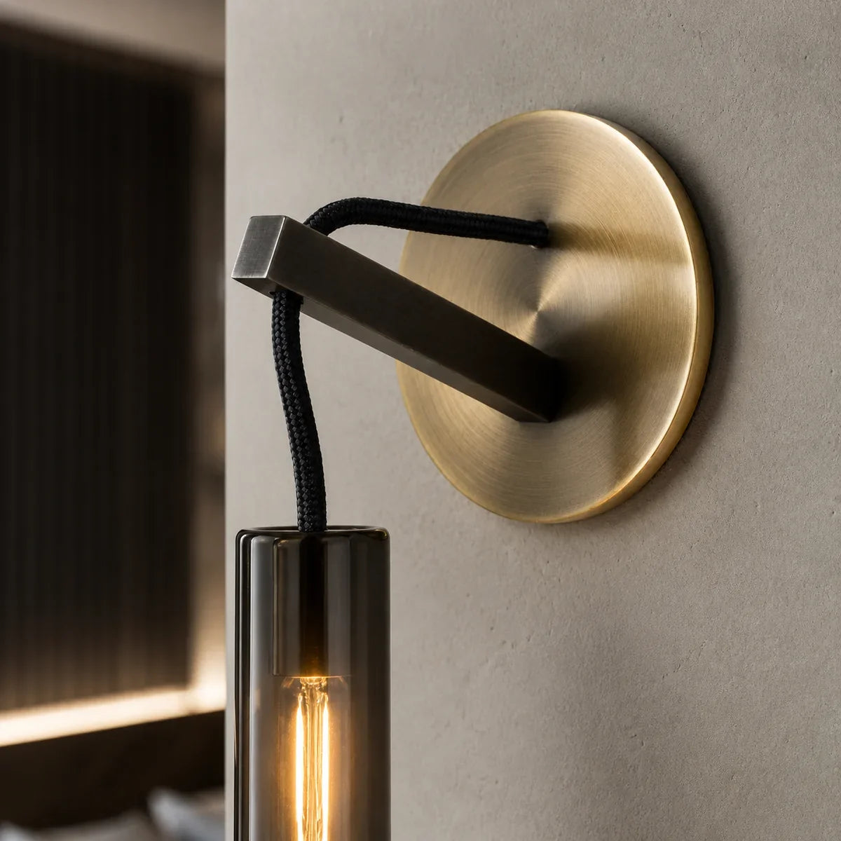 Luminara | Elegant Nordic Glass Wall Sconce Lighting for Modern Spaces