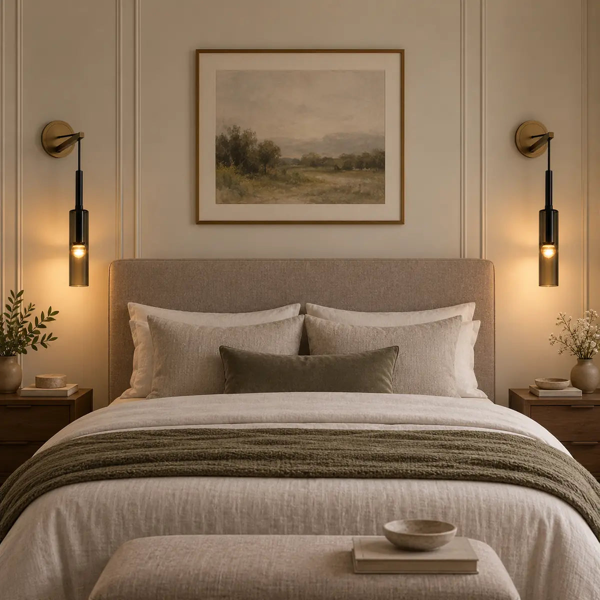 Luminara | Elegant Nordic Glass Wall Sconce Lighting for Modern Spaces