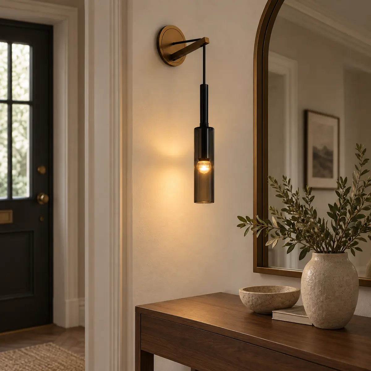 Luminara | Elegant Nordic Glass Wall Sconce Lighting for Modern Spaces