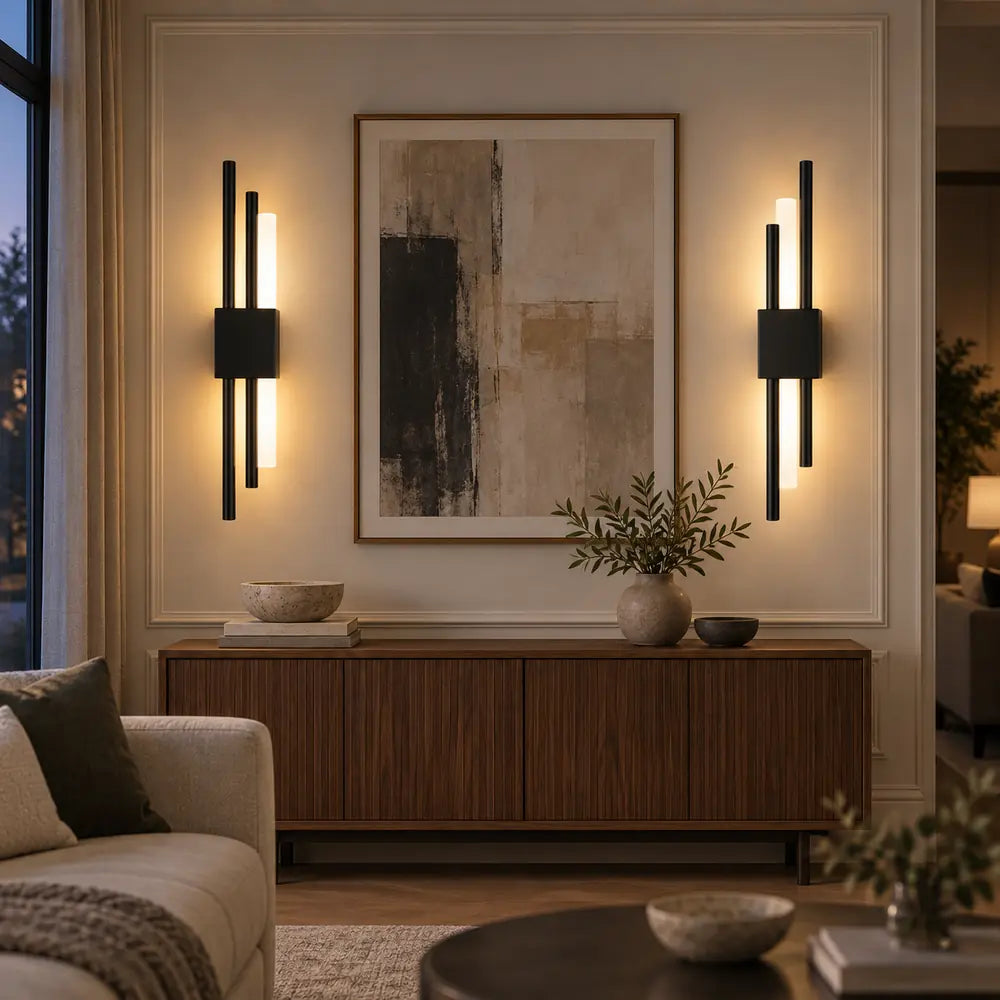 NordicGlow | Elegant Adjustable Iron Wall Light Sconce for Cozy Illumination