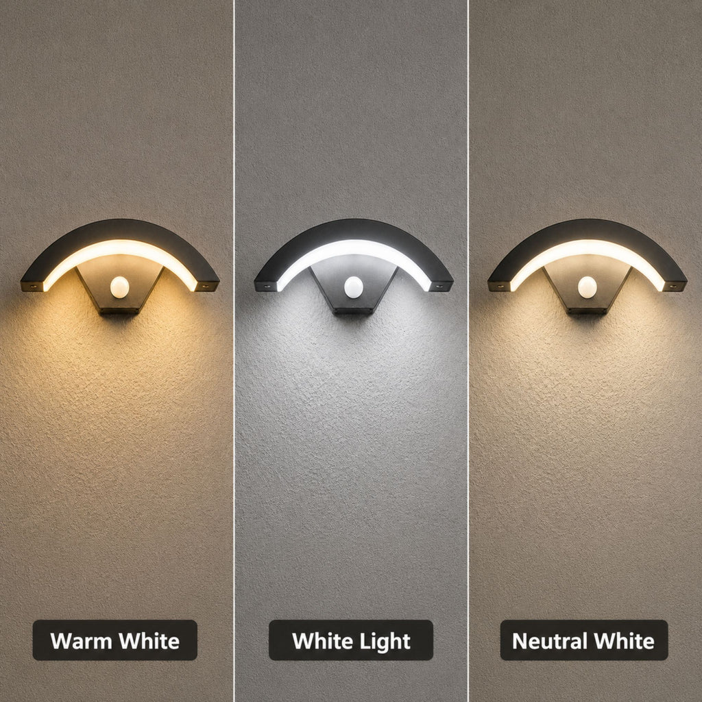 Luminara | Motion Sensor Outdoor Wall Light, Waterproof IP65 LED